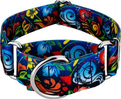 Country Brook Petz HossFit Jr Potpourri Wide Martingale Dog Collar, Large