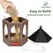 Show in main carousel: Kingsyard Recycled Plastic Bird Hopper Feeder, Brown slide 3 of 8