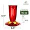 Show in main carousel: Kingsyard Plastic Hummingbird Feeder, 16-oz, Red, 1 count slide 3 of 9