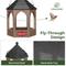Show in main carousel: Kingsyard Recycled Plastic Bird Hopper Feeder, Brown slide 4 of 8