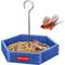 Show in main carousel: Kingsyard Recycled Plastic Bird Tray Feeder, Blue slide 1 of 8