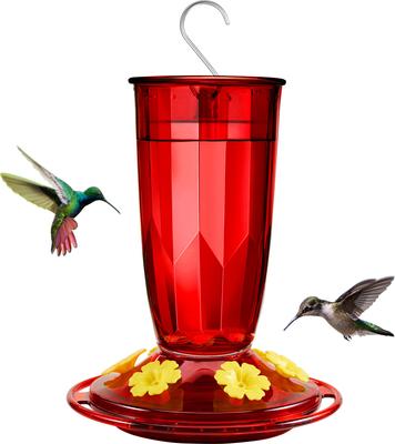 Show full view: Kingsyard Plastic Hummingbird Feeder, 16-oz, Red, 1 count slide 2 of 9