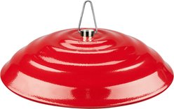 Kingsyard Metal Weather Protective Dome for Bird Soda Bottle Feeder, Red