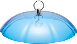 Kingsyard Plastic Weather Protective Dome Cover for Bird Tube Feeder, Blue