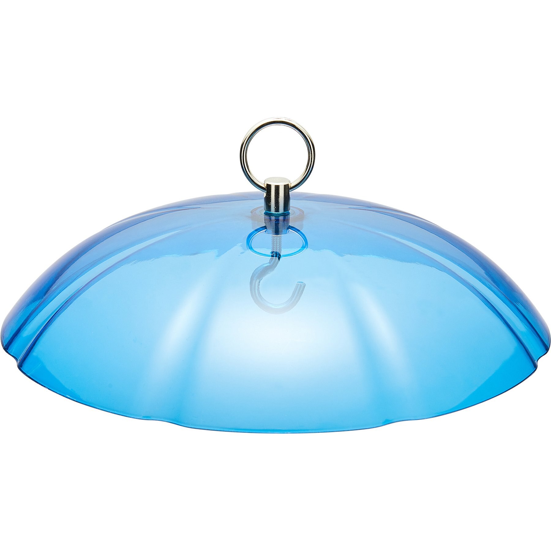 Kingsyard Plastic Weather Protective Dome Cover for Bird Tube Feeder, Blue