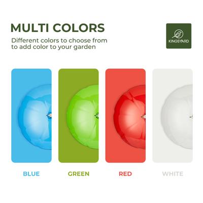 Show full view: Kingsyard Plastic Weather Protective Dome Cover for Bird Tube Feeder, Red slide 5 of 7