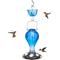 Show in main carousel: Kingsyard Glass Hummingbird Soda Bottle Feeder, Blue & White slide 2 of 10