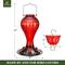 Show in main carousel: Kingsyard Glass Hummingbird Soda Bottle Feeder, Red, 24-oz, 2 count slide 2 of 8