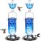 Show in main carousel: Kingsyard Glass Hummingbird Soda Bottle Feeder, Blue & White, 2 count slide 1 of 8