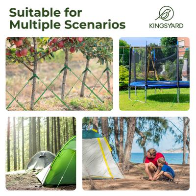 Show full view: Kingsyard Heavy Duty Tree Support Stakes, Black, Medium, 1 count slide 8 of 9