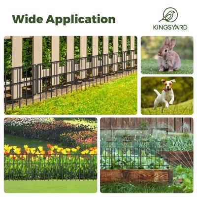 Show full view: Kingsyard Animal Barrier Fences for Gardens, Black, 10 count slide 7 of 10