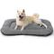 Show in main carousel: Bedsure Ultra Soft Fleece Thin Washable Dog Crate Mat, Light Grey, Large: 35-in L x 22-in W slide 1 of 9