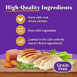 Halo Chicken Recipe Adult Grain-Free Soft Pate Wet Cat Food, 5.5-oz can, case of 12 slide 2 of 6