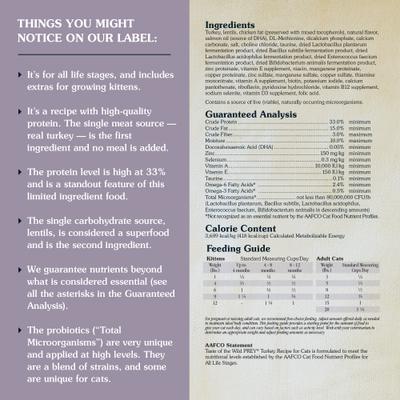 Show full view: Taste of the Wild PREY Turkey Formula Limited Ingredient Recipe Dry Cat Food, 6-lb bag slide 4 of 11