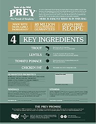 Taste of the Wild PREY Trout Formula Limited Ingredient Recipe Dry Dog Food, 25-lb bag slide 2 of 8