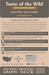 Taste of the Wild Ancient Wetlands with Ancient Grains Dry Dog Food, 28-lb bag slide 2 of 8