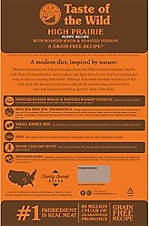Taste of the Wild High Prairie Puppy Formula Grain-Free Dry Dog Food, 28-lb bag slide 2 of 7