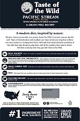 Taste of the Wild Pacific Stream Smoke-Flavored Salmon Puppy Recipe Grain-Free Dry Dog Food, 28-lb bag slide 2 of 7
