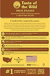 Taste of the Wild High Prairie Grain-Free Dry Dog Food, 28-lb bag slide 2 of 7