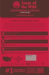 Taste of the Wild Southwest Canyon Grain-Free Dry Dog Food, 28-lb bag slide 2 of 7