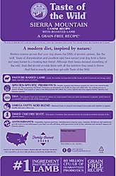 Taste of the Wild Sierra Mountain Grain-Free Dry Dog Food, 28-lb bag slide 2 of 7