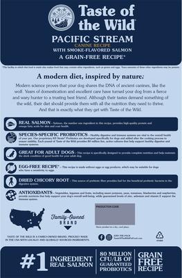 Taste of the Wild Pacific Stream Grain-Free Dry Dog Food Chewy