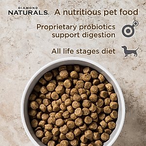 Diamond Naturals Chicken & Rice Formula All Life Stages Dry Dog Food, 40-lb bag