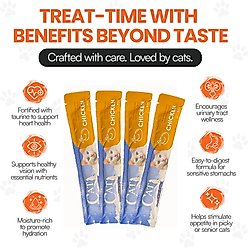 Scoochie Pet Squeeze-Up Premium Creamy Chicken Cat Lickable Treats, 0.5-oz tube, case of 16 slide 2 of 7