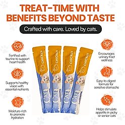 Scoochie Pet Squeeze-Up Premium Creamy Chicken Cat Lickable Treats, 0.5-oz tube, case of 4 slide 2 of 7