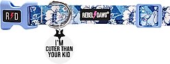 Rebel Dawg "I'm Cuter Than Your Kid" Dog & Cat ID Tag, Clear, One Size slide 2 of 5