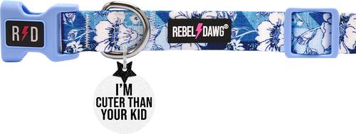 Show full view: Rebel Dawg "I'm Cuter Than Your Kid" Dog & Cat ID Tag, Clear, One Size slide 3 of 6