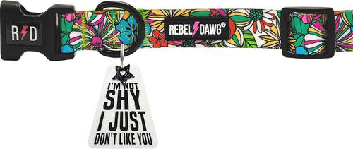 Show full view: Rebel Dawg "Im Not Shy I Just Don't Like You" Dog & Cat ID Tag, Clear, One Size slide 3 of 5