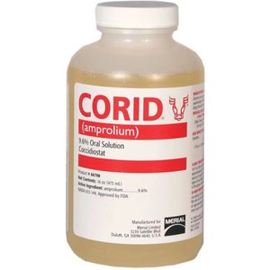 Huvepharma Corid 9.6% amprolium Oral Solution, 16-fl oz bottle