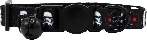 Show full view: Sassy Woof STAR WARS The Dark Side Cat Collar, Medium: 8 to 12-in neck, 2/5-in wide slide 3 of 5