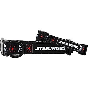 Sassy Woof STAR WARS The Dark Side Cat Collar, Medium: 8 to 12-in neck, 2/5-in wide