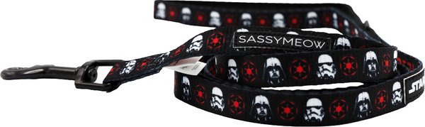 Show full view: Sassy Woof STAR WARS The Dark Side Cat Leash, 6-ft long, 0.6-in wide slide 1 of 5