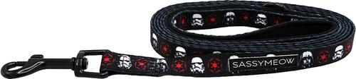 Show full view: Sassy Woof STAR WARS The Dark Side Cat Leash, 6-ft long, 0.6-in wide slide 2 of 5