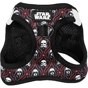 Sassy Woof STAR WARS The Dark Side Step-In Cat Harness, Medium: 16 to 18-in chest