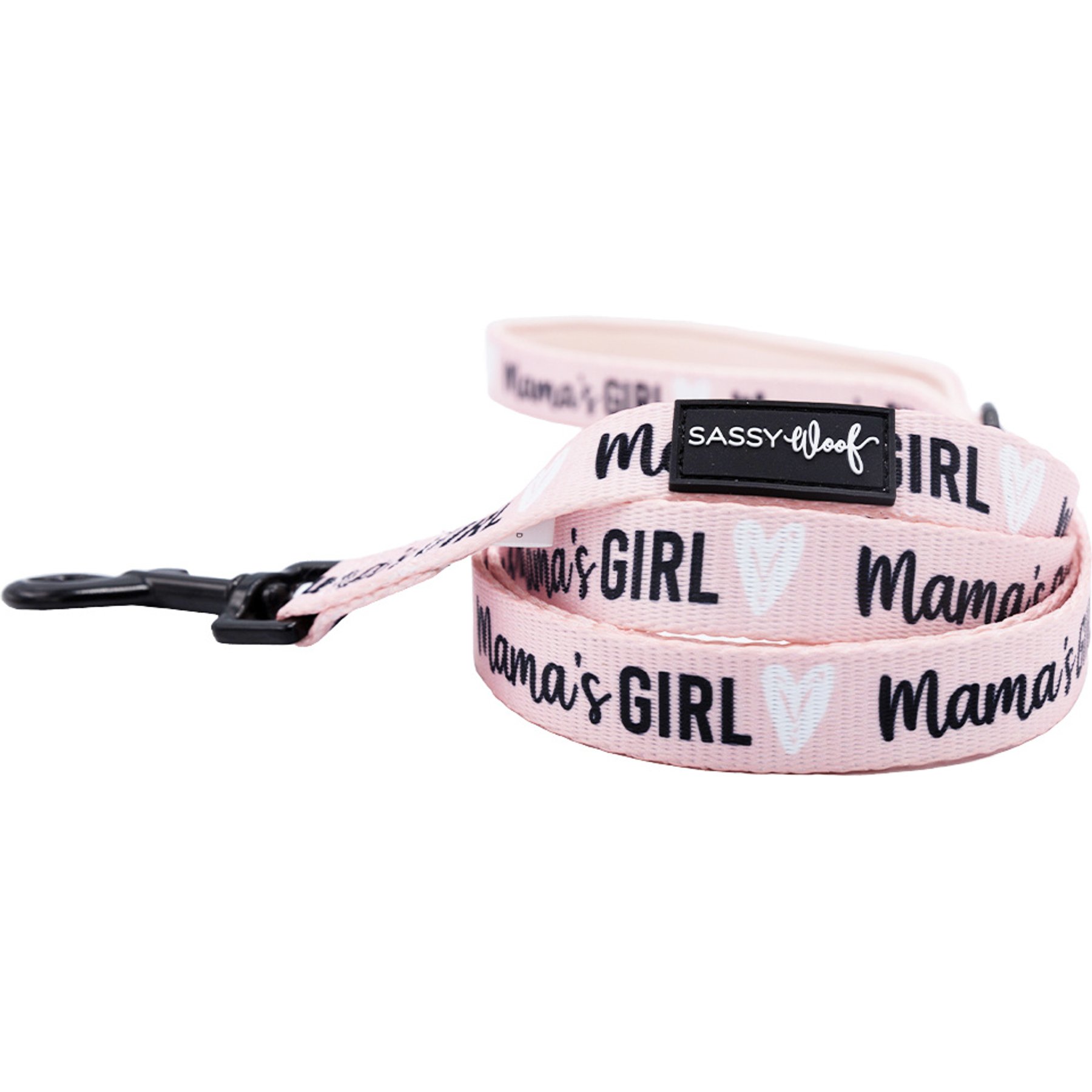 Sassy Woof Mama's Girl Dog Leash, 5-ft long, 4/5-in wide
