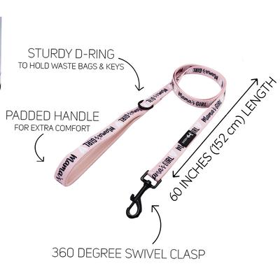 Show full view: Sassy Woof Mama's Girl Dog Leash, 5-ft long, 4/5-in wide slide 3 of 5