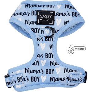 Sassy Woof Mama's Boy Adjustable Dog Harness, XX-Small: 10 to 14-in chest