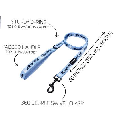 Show full view: Sassy Woof Mama's Boy Dog Leash, 5-ft long, 4/5-in wide slide 3 of 5