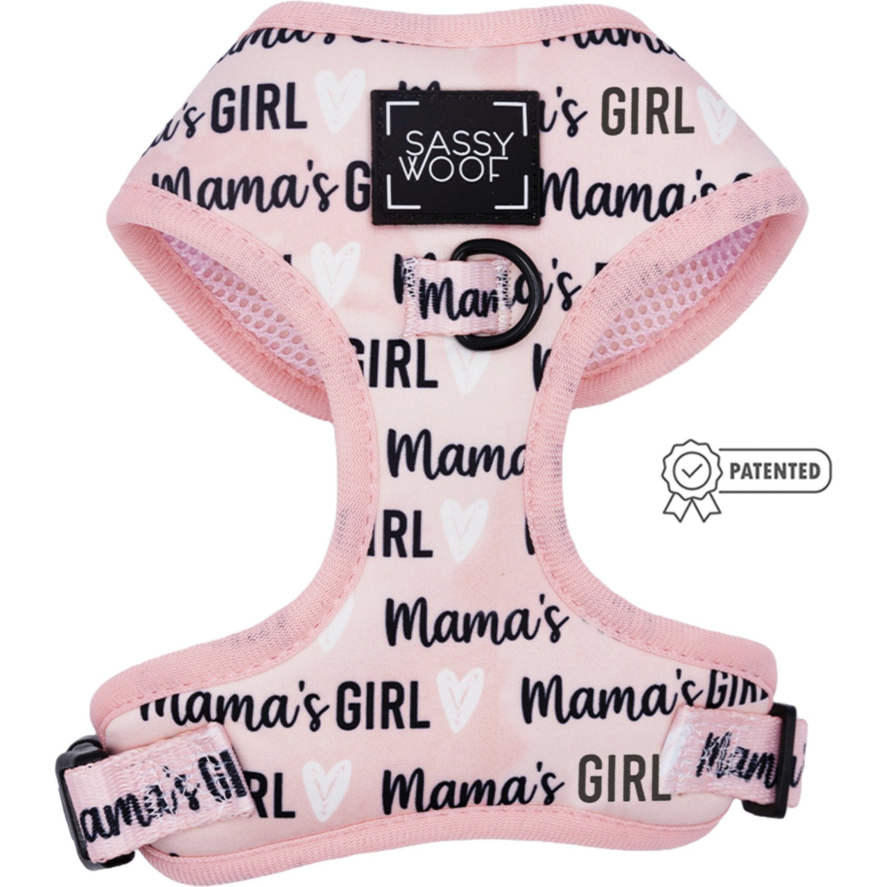Sassy Woof Mama's Girl Adjustable Dog Harness, XX-Large: 25 to 37-in chest