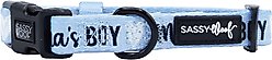 Sassy Woof Mama's Boy Dog Collar, Large: 26-in neck, 1-in wide slide 2 of 7