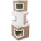 Show in main carousel: TRIXIE Lilo 48.2-in Plush Cat Tree & Condo, White/Brown slide 1 of 6