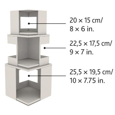 Show full view: TRIXIE Lilo 48.2-in Plush Cat Tree & Condo, White/Brown slide 4 of 6