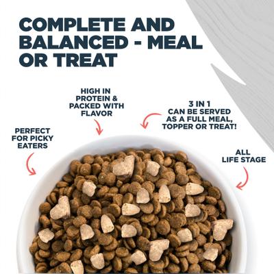 Show full view: Blackwood Meal Toppers Cod & Salmon Recipe High-Protein Freeze-Dried Dog Food Topper, 8-oz bag slide 5 of 9