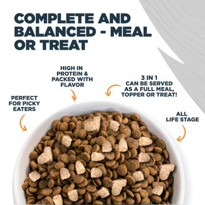 Show full view: Blackwood Meal Toppers Chicken Recipe High-Protein Freeze-Dried Dog Food Topper, 8-oz bag slide 5 of 9