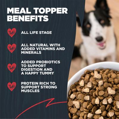 Show full view: Blackwood Meal Toppers Beef & Sweet Potato Recipe High-Protein Freeze-Dried Dog Food Topper, 8-oz bag slide 4 of 9
