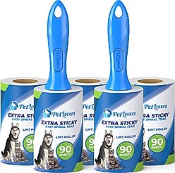 PetLovers Extra Sticky Lint Roller Pet Hair Remover, Blue, 2 Rollers, 450 Sheets slide 1 of 4